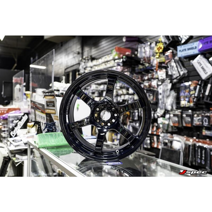 Rays Gram Lights 57DR 18x9.5 +38 5x114.3 Dark Blue Chrome