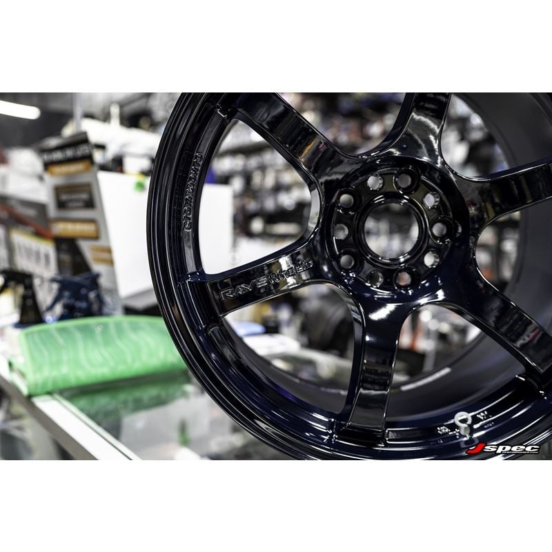 Rays Gram Lights 57DR 18x9.5 +38 5x114.3 Dark Blue Chrome