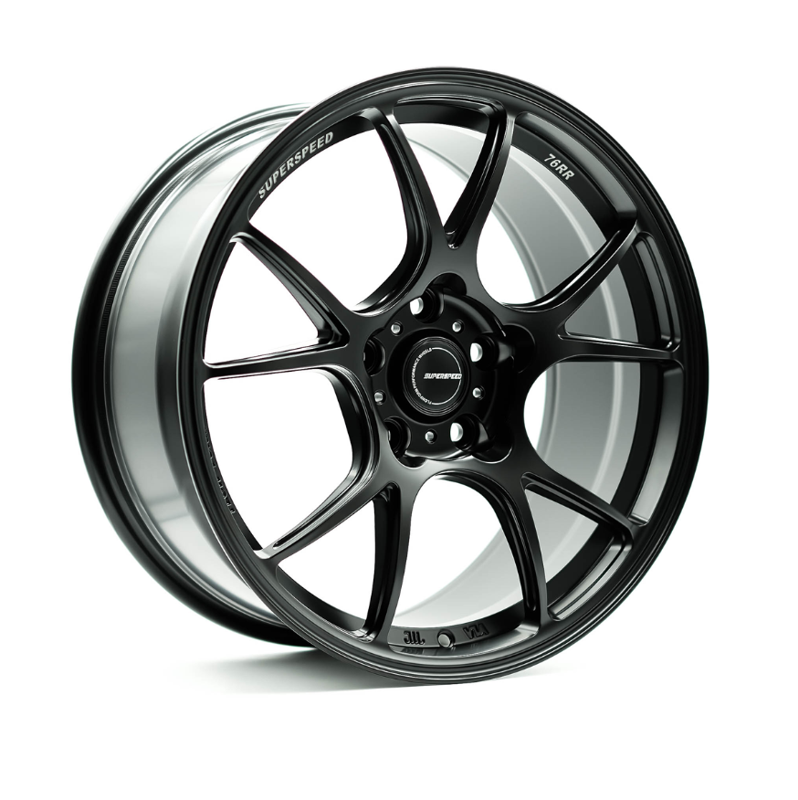 Superspeed 76RR 18x10.5 +44 5x114.3 73.1CB - Matte Black – Jspec