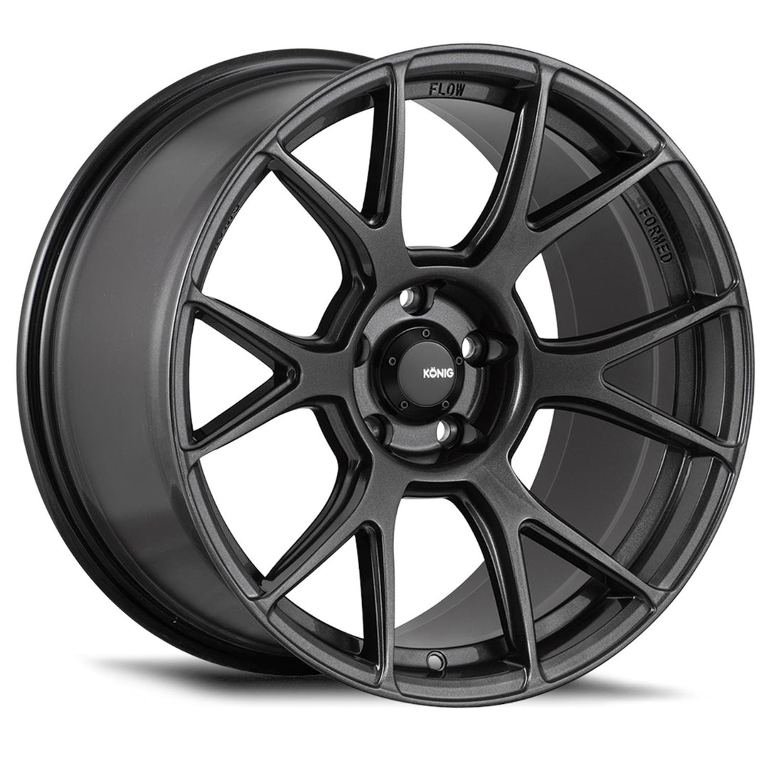 Konig Ampliform 20x9.5 +25 5x114.3 73.1CB - Dark Metallic Graphite