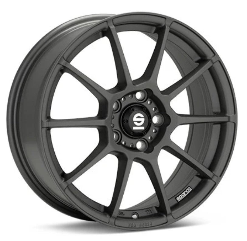 Sparco Assetto Gara 18x8 +48 5x112 73.1CB - Matte Graphite – Jspec