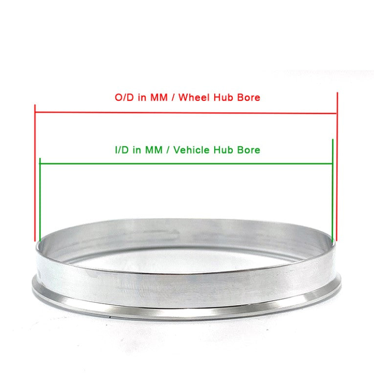 OE+ Aluminum Hub Centric Rings 73.1mm/64.1mm - 1 set – Jspec Wheels