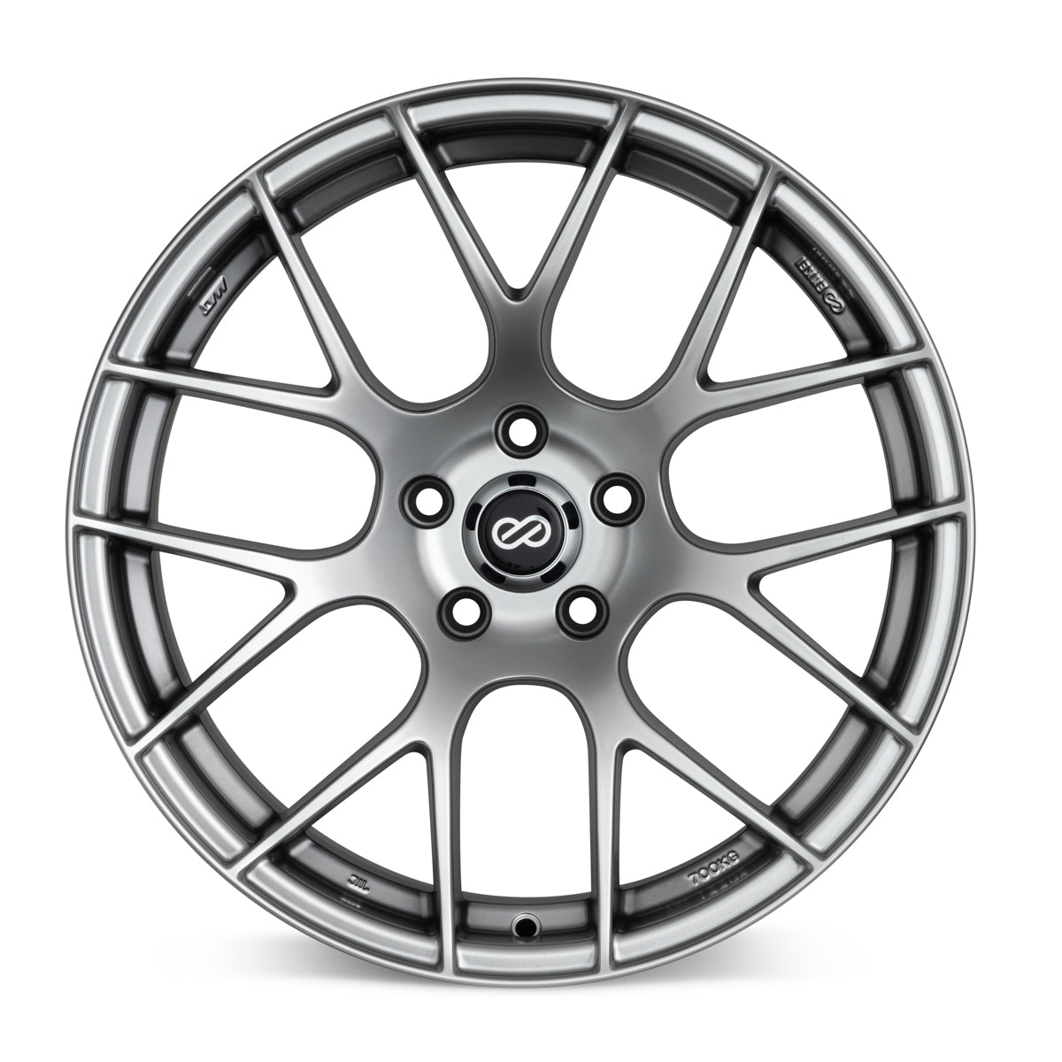 Enkei Raijin 18x8 +45 5x112 Silver Jspec Wheels