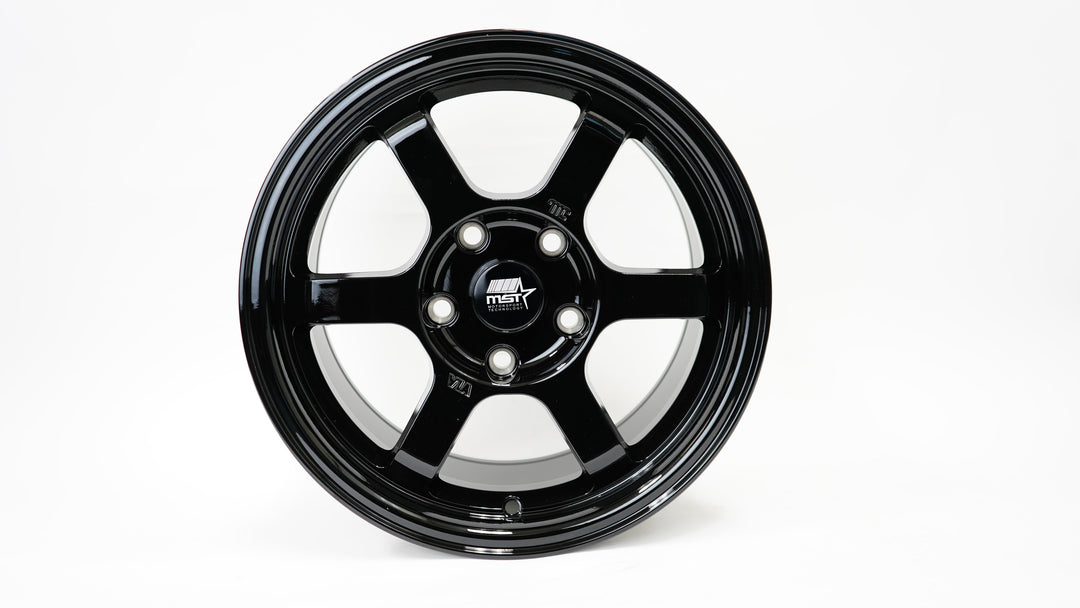 Time Attack - Glossy Black - 15x8.0 5x114.3 Offset +35