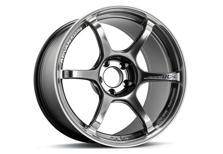 Advan RG-4 18x8.5 +44 5x100 Racing Hyper Black & Ring