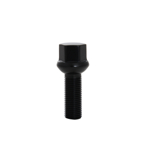 14X1.50 BOLT RADIUS R14 17MM SHANK 28MM BLACK  (Set of 20)