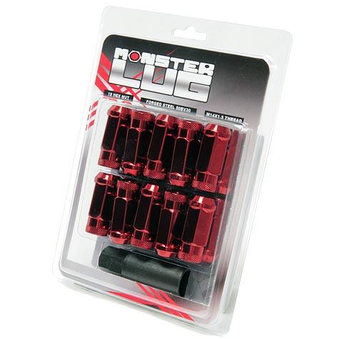 Monster Lug Nuts - Red 14x1.50mm