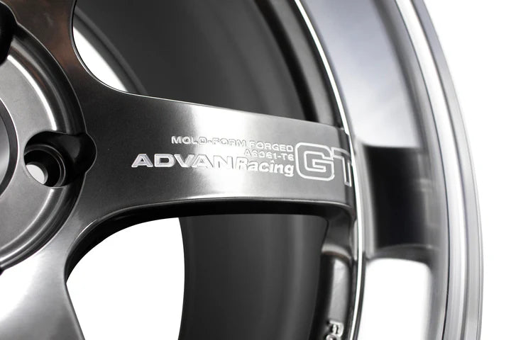 Advan Racing GT Beyond 18x9.5 +38 5x120 - Machining & Racing Platinum Black
