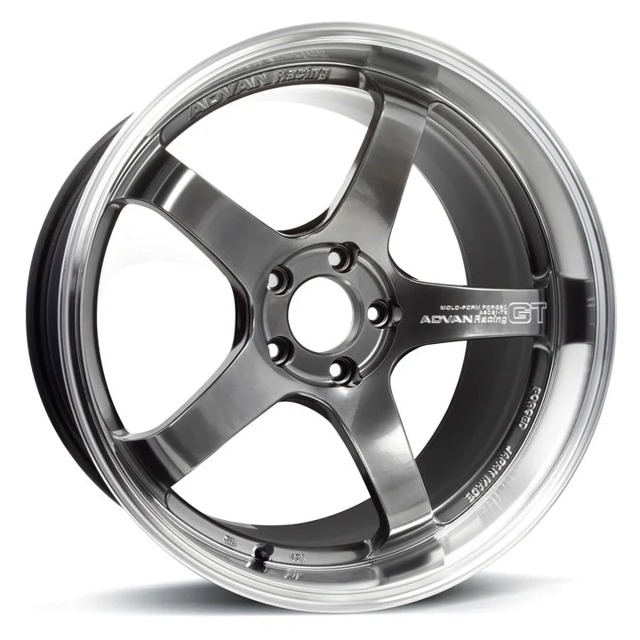 Advan Racing GT Beyond 18x9.5 +38 5x120 - Machining & Racing Platinum Black