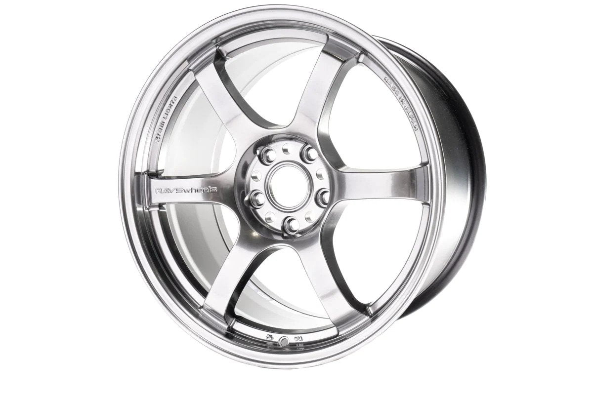 Rays Gram Lights 57DR 18x9.5 +38 5x120 - Grace Silver – Jspec Wheels