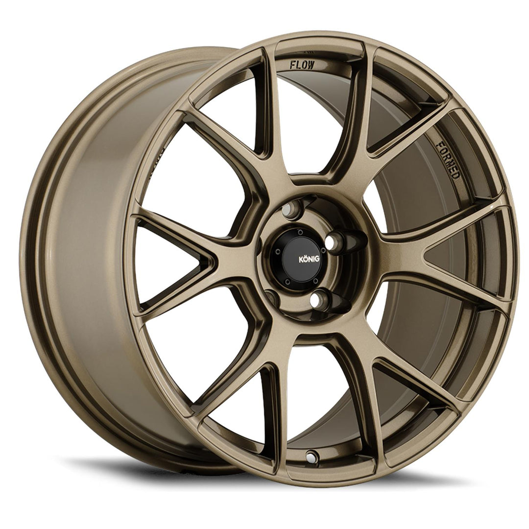 Konig Ampliform 18x9.5 +35 5x120 72.6CB - Gloss Bronze
