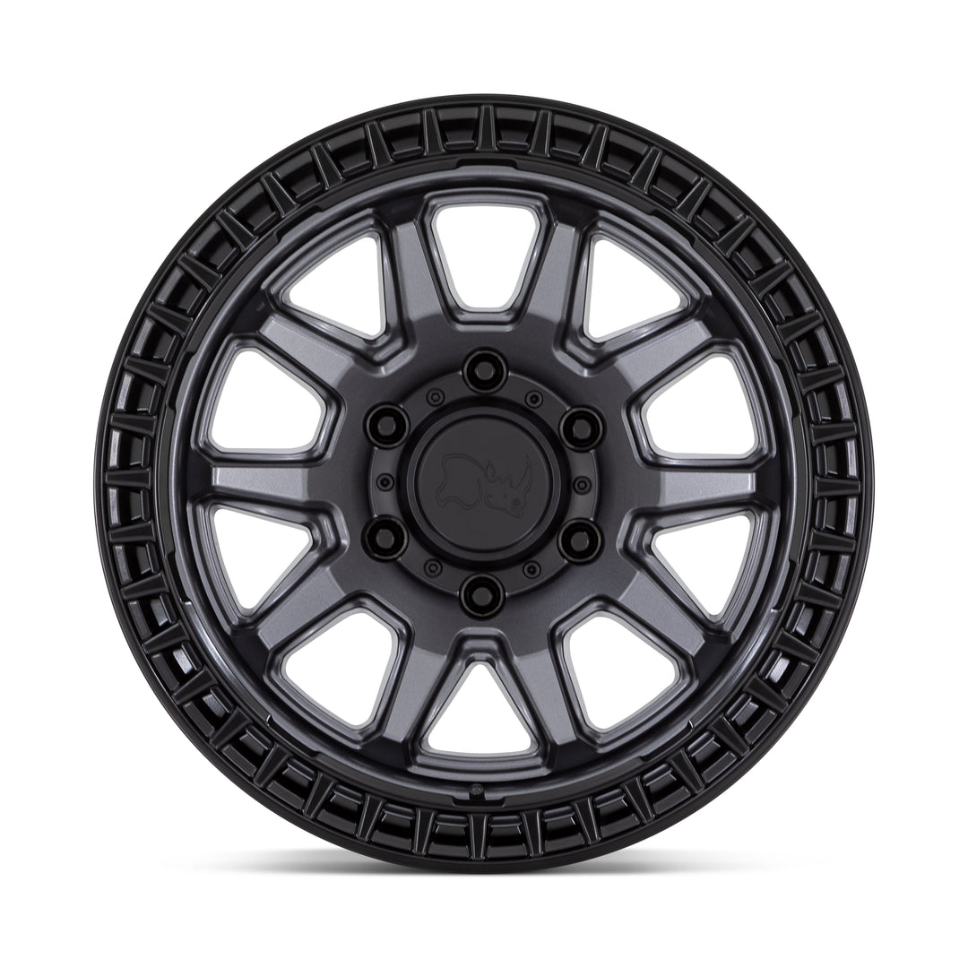 Black Rhino Calico Matte Gunmetal w/ Matte Black Lip