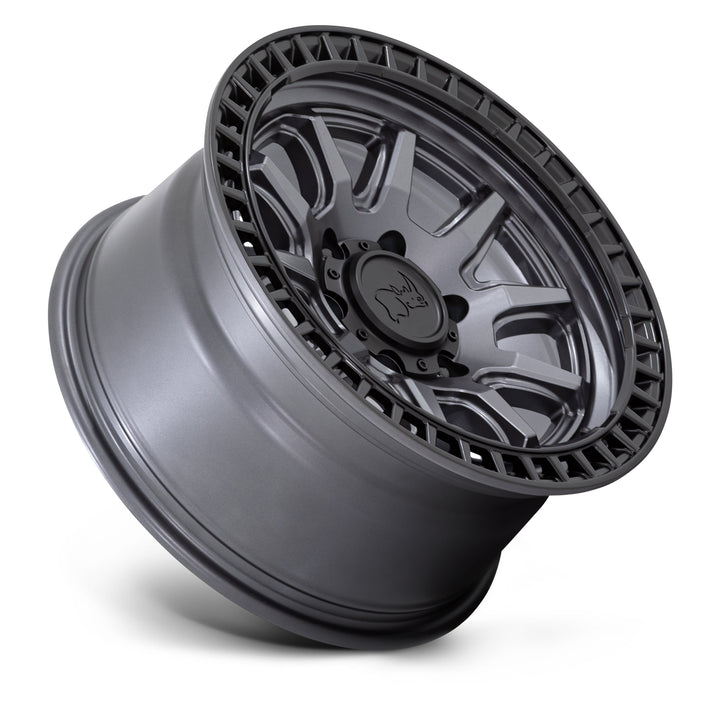 Black Rhino Calico Matte Gunmetal w/ Matte Black Lip