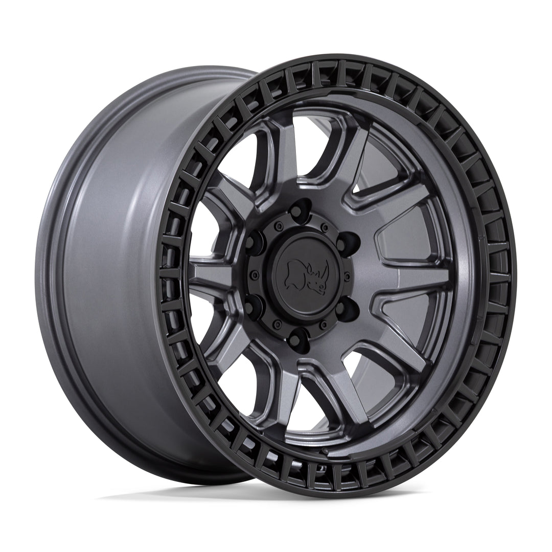 Black Rhino Calico Matte Gunmetal w/ Matte Black Lip