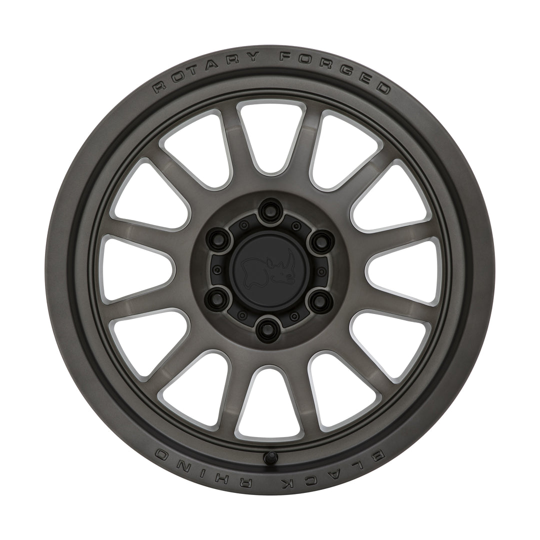 Black Rhino Flow Formed Rapid Matte Brushed Gunmetal