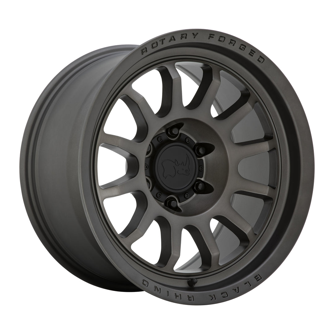 Black Rhino Flow Formed Rapid Matte Brushed Gunmetal