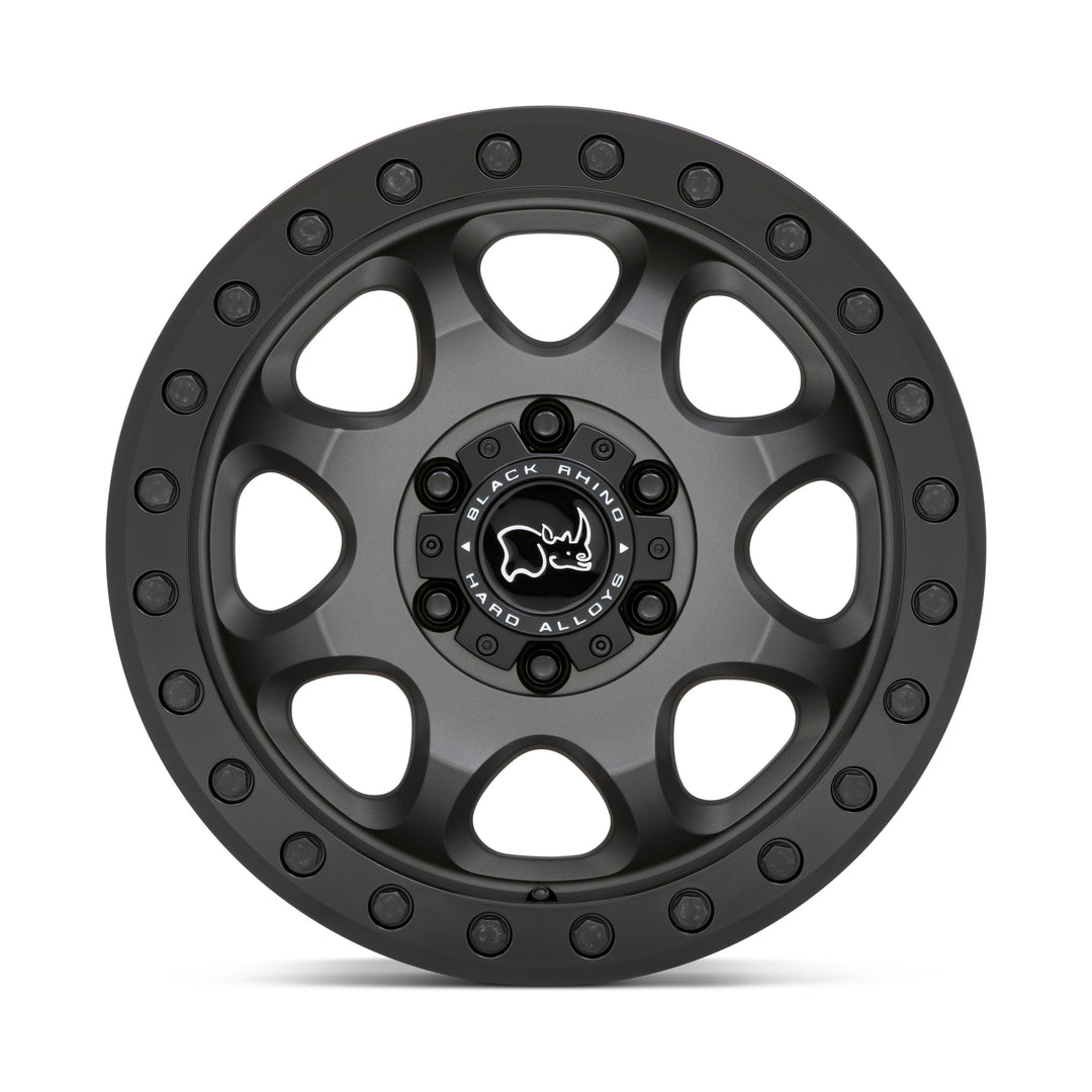 Black Rhino Venture Beadlock Matte Gunmetal w/ Black Hardware