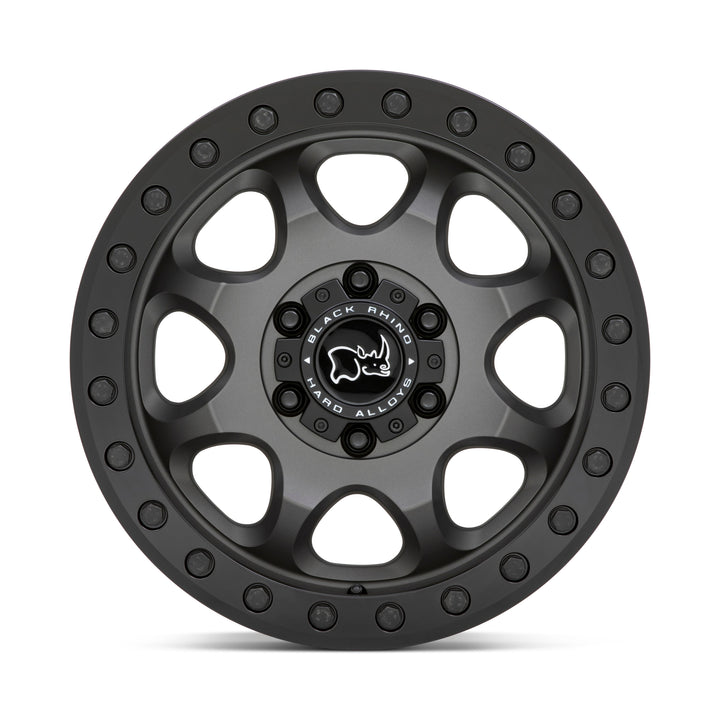 Black Rhino Venture Beadlock Matte Gunmetal w/ Black Hardware