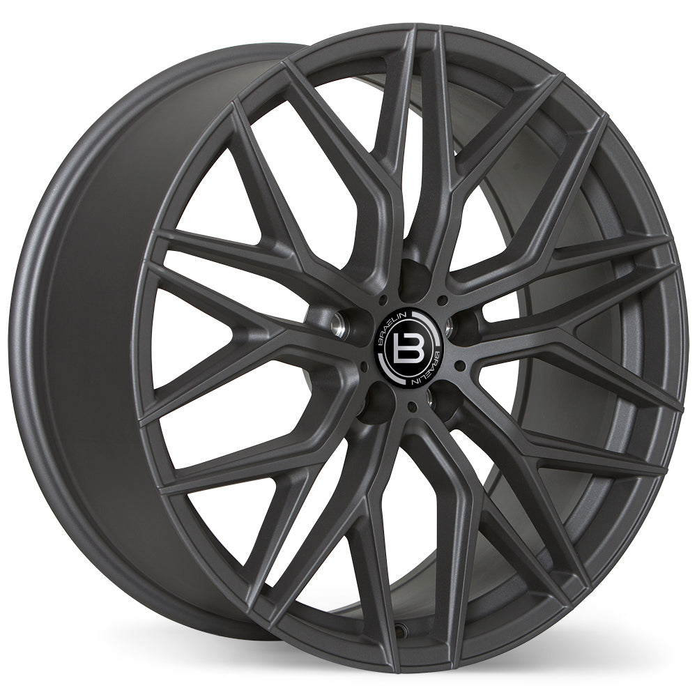 Braelin BR10 18x8 +45 5x120 74.1CB - Matte Graphite