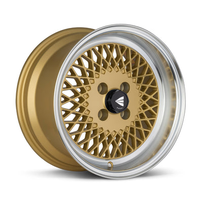 Enkei ENKEI92 15x7 +38 4x100 72.6CB - Gold w/ Machine Lip