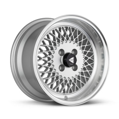 Enkei ENKEI92 15x8 +25 4x100 72.6CB - Silver w/ Machine Lip