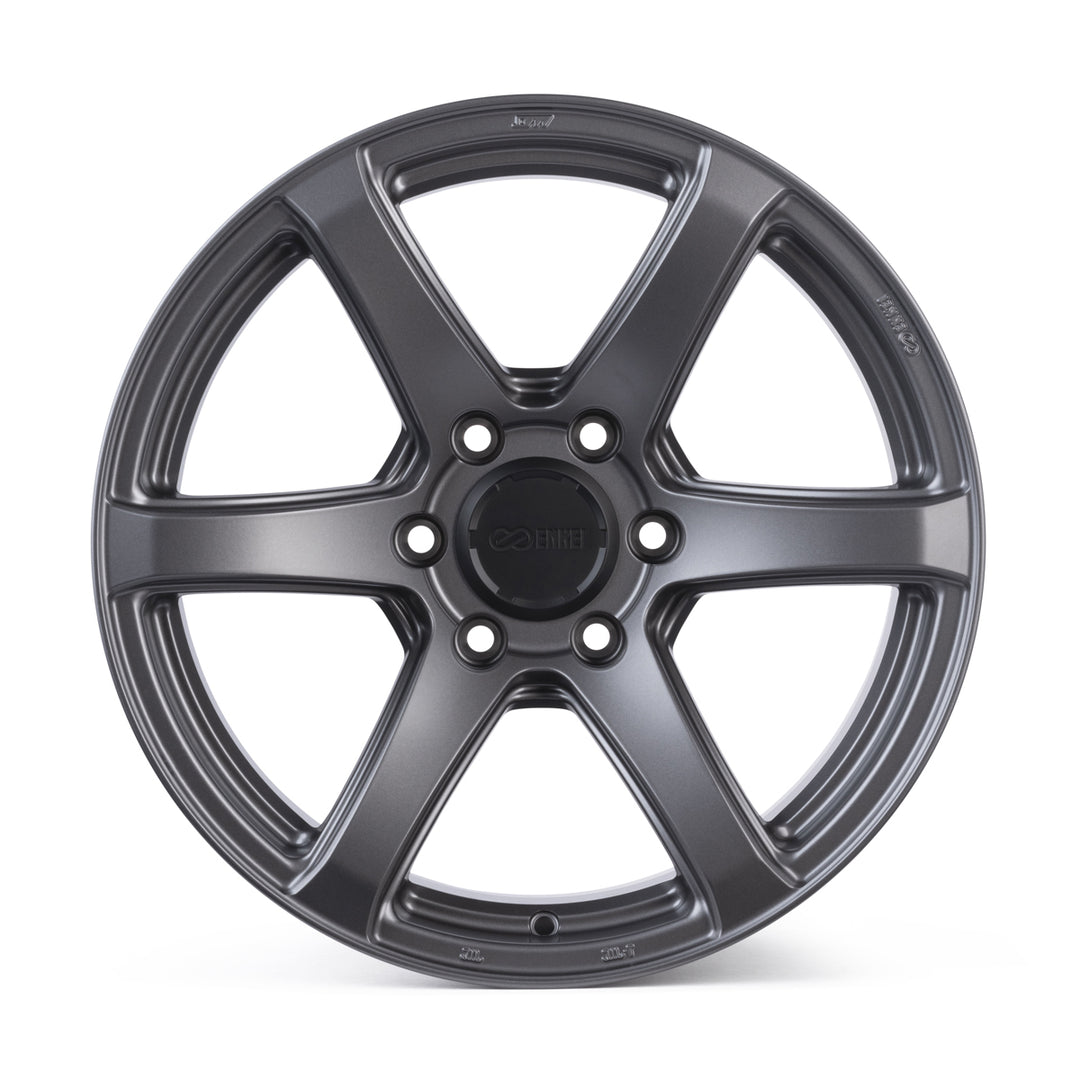 Enkei Cyclone 17x9 +0 6x139.7 106.1CB - Matte Gunmetal