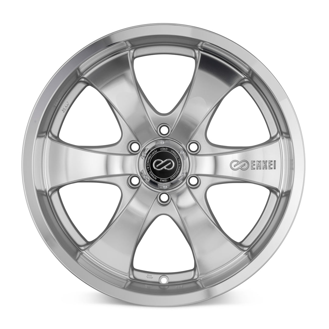 Enkei M6 20x9 +30 6x139.7 78CB - Silver Mach