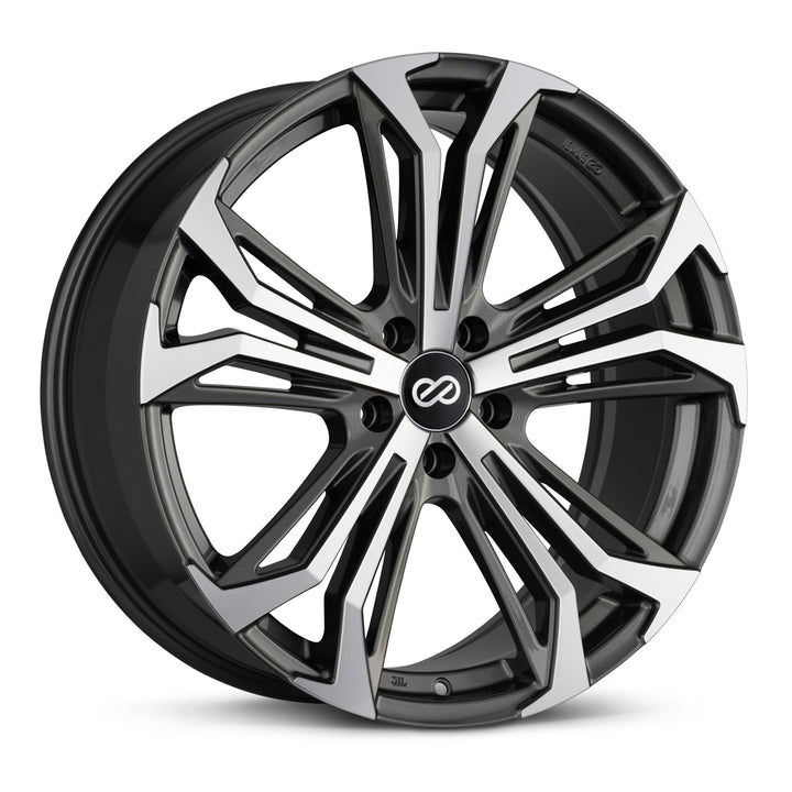 Enkei Vortex5 17x7.5 +40 5x114.3 72.6CB - Anthracite Machined