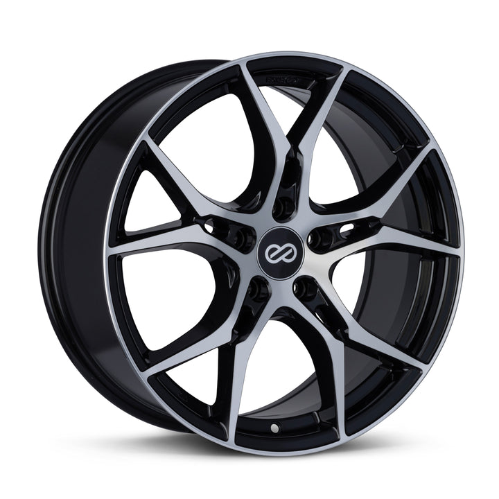 Enkei Vulcan 18x8 +45 5x100 72.6CB - Black Machined