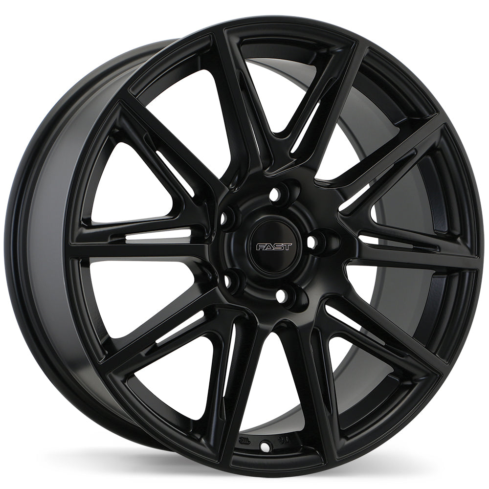Fast Wheels Switch 18x8 +45 5x108 65.1CB - Satin Black