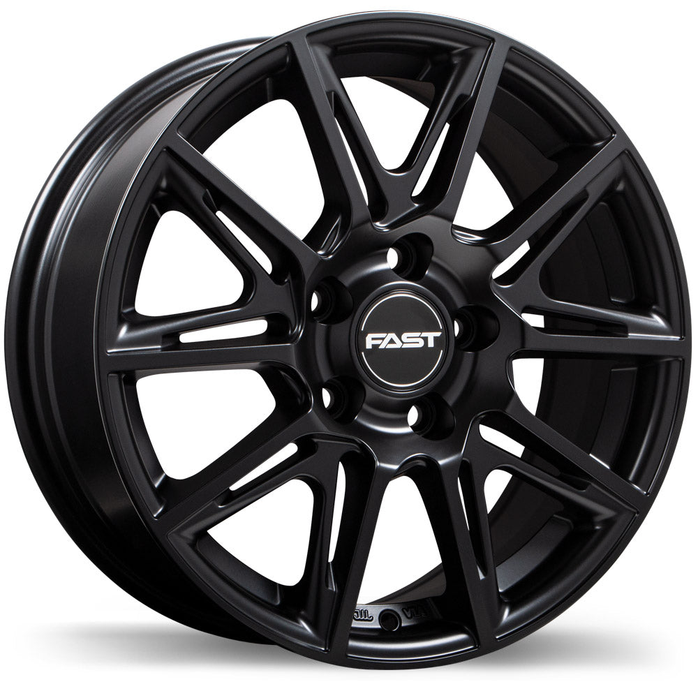 Fast Wheels Switch 16x6.5 +42 5x114.3 64.1CB - Satin Black