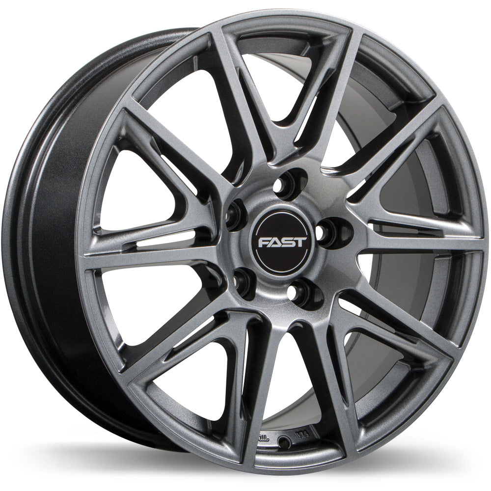 Fast Wheels Switch 17x7.5 +45 5x120 64.1CB - Titanium