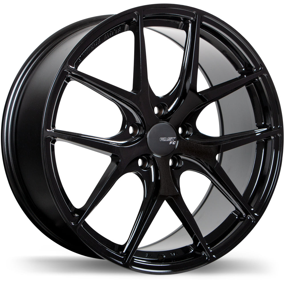 Fast Wheels FC04 18x9 +43 5x114.3 66.1CB - Metallic Black