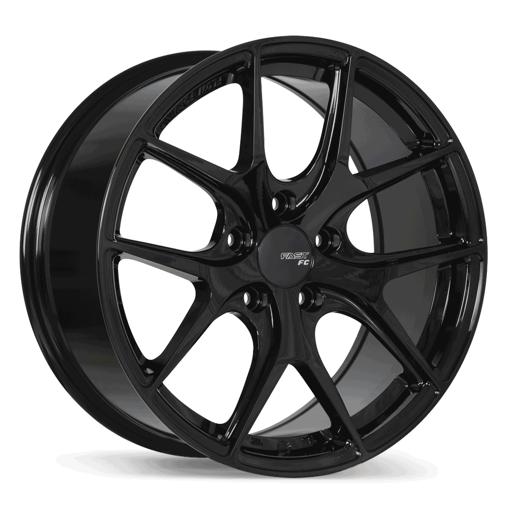 Fast Wheels FC04 19x9.5 +45 5x114.3 72.6CB - Metallic Black