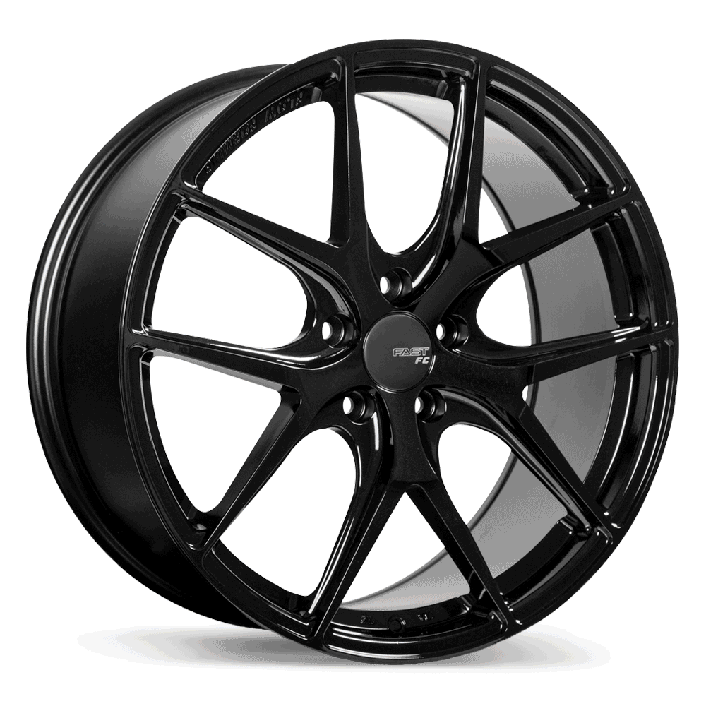 Fast Wheels FC04 18x9 +30 5x114.3 72.6CB - Metallic Black