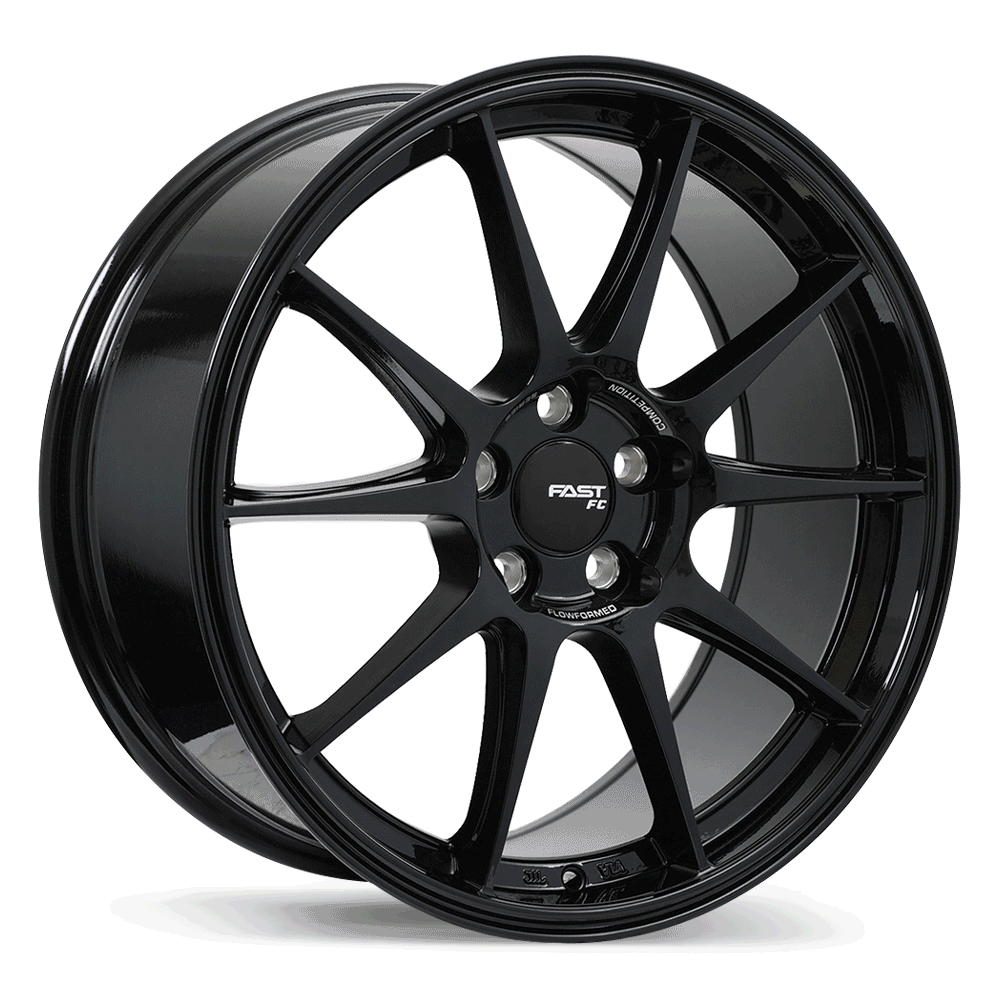 Fast Wheels FC08 19x9 +38 5x108 72.6CB - Gloss Black