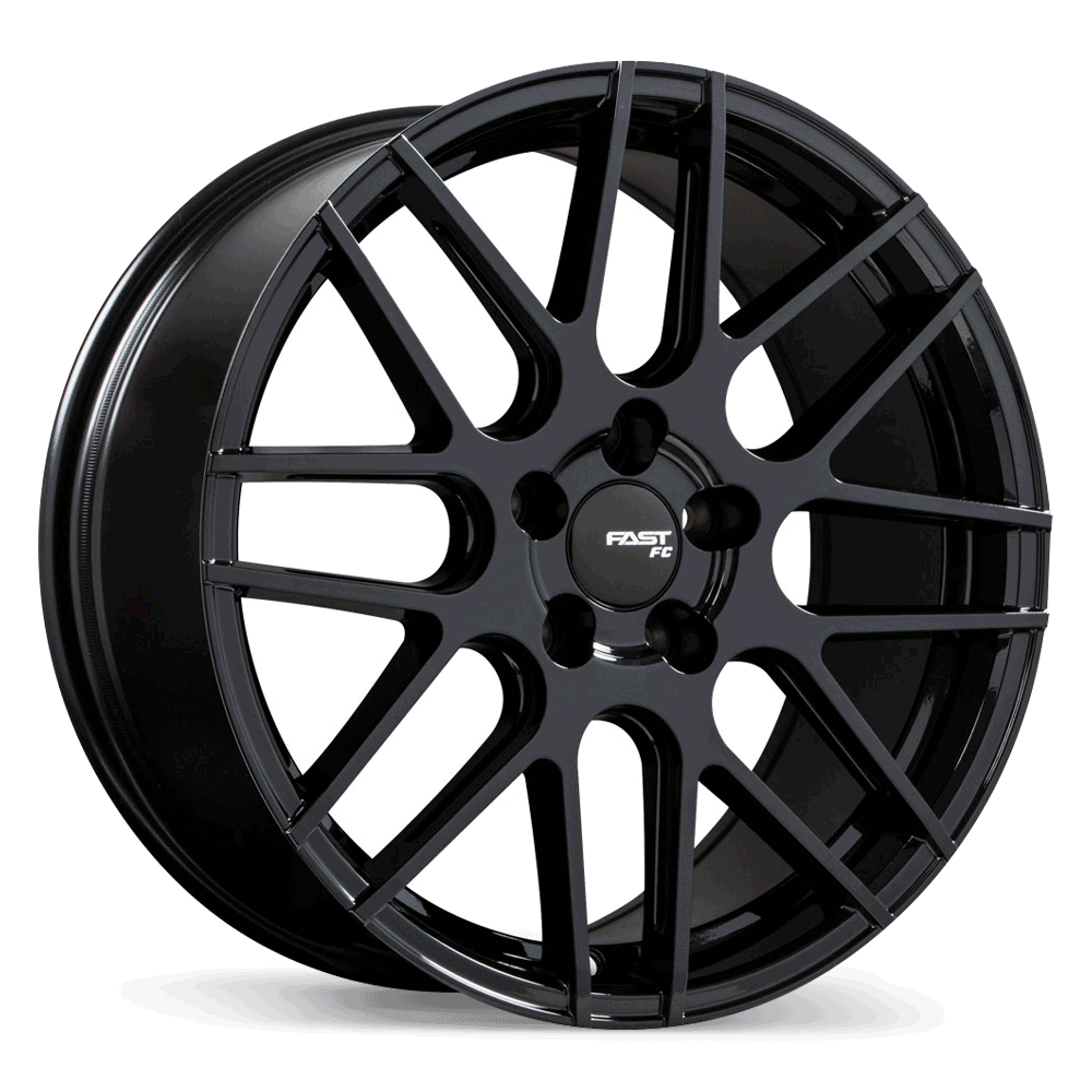 Fast Wheels FC12 18x8 +35 5x100 72.6CB - Metallic Black