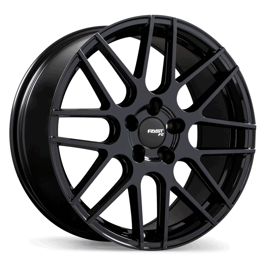 Fast Wheels FC12 18x8 +45 5x120 72.6CB - Metallic Black – Jspec Wheels