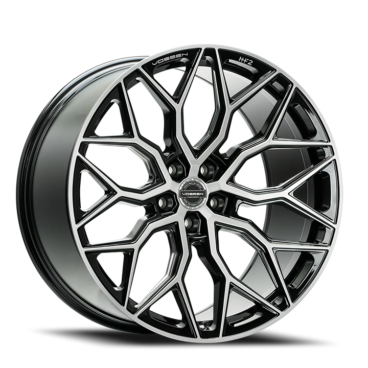 Vossen HF2 20x9 +35 5x120 72.56CB - Gloss Black