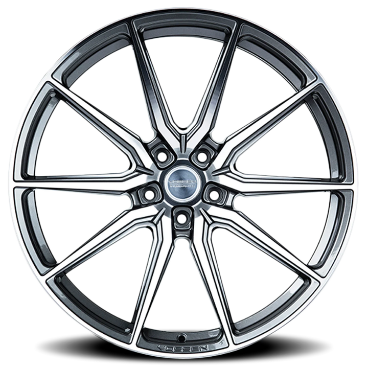 Vossen HF3 20x9 +35 5x120 72.65CB - Gloss Graphite Polished