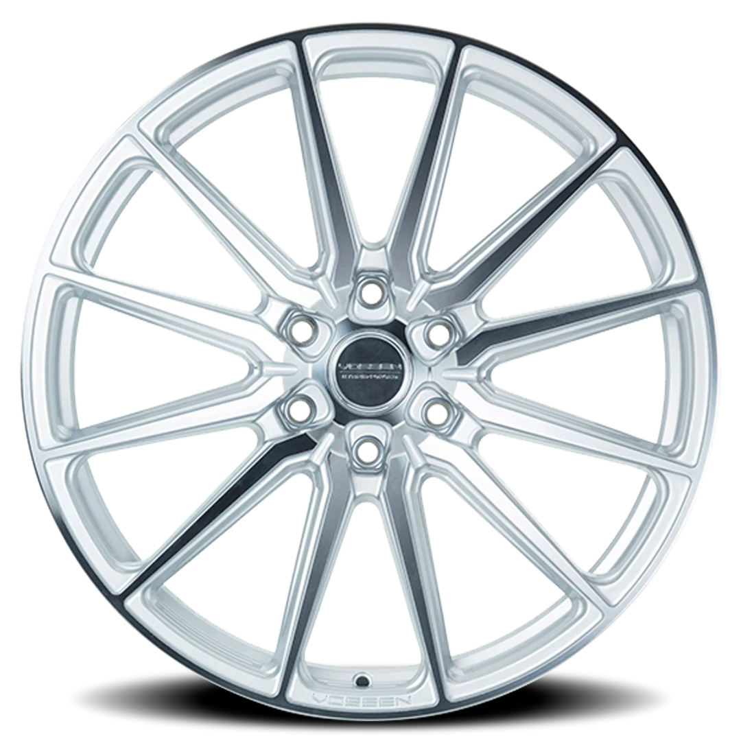 Vossen HF6-1  20x9.5 +15 6x135 87.1CB - Silver Polished