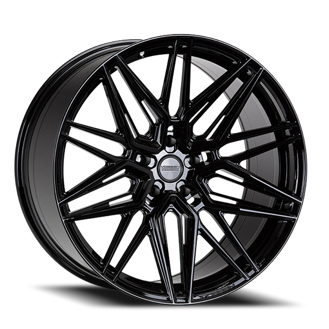 Vossen HF7 20x9 +35 5x120 72.56CB - Gloss Black