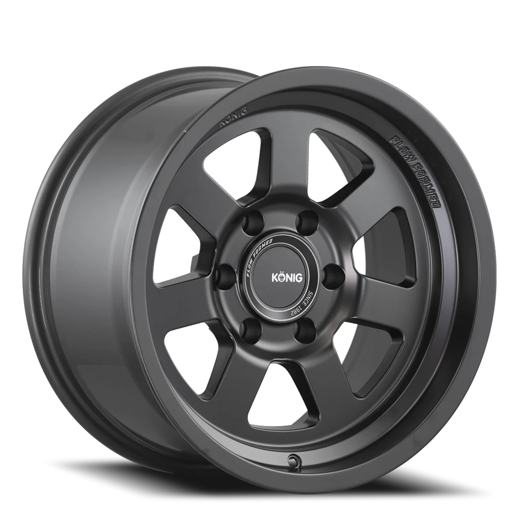 Konig HT2 Hyper Trail 17x9 -12 5x127 71.5CB - Matte Black