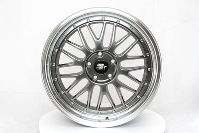 LeMan - Hyper Black w/Machined Lip - 19x8.5 5x114.3 Offset +35