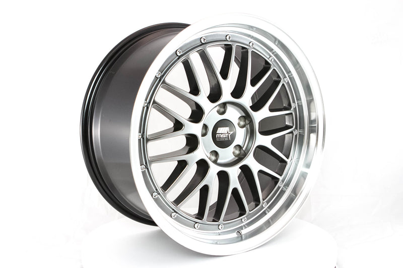 LeMan - Hyper Black w/Machined Lip - 19x8.5 5x114.3 Offset +35