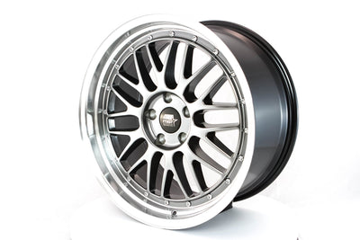 LeMan - Hyper Black w/Machined Lip - 19x8.5 5x114.3 Offset +35