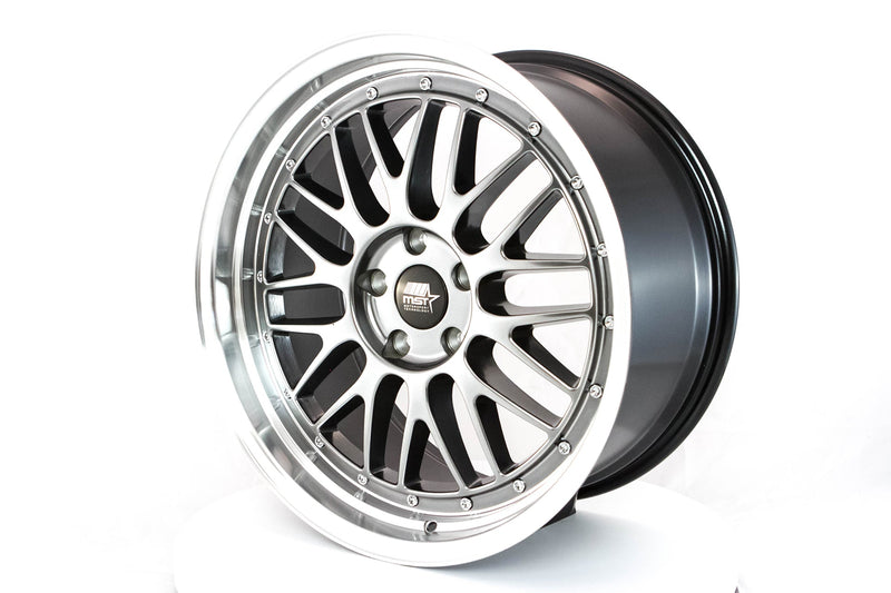 LeMan - Hyper Black w/Machined Lip - 19x8.5 5x114.3 Offset +35