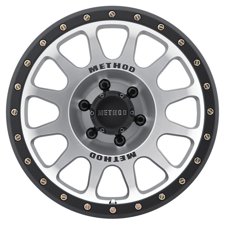 Method Race Wheels MR305 NV Machined Matte Black Lip