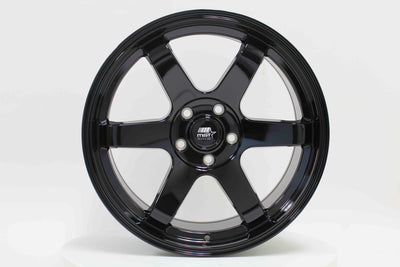 MT01 - Glossy Black - 18x8.5 5x114.3 Offset +35