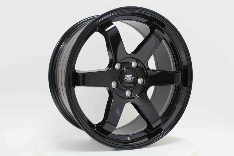 MT01 - Glossy Black - 18x8.5 5x114.3 Offset +35
